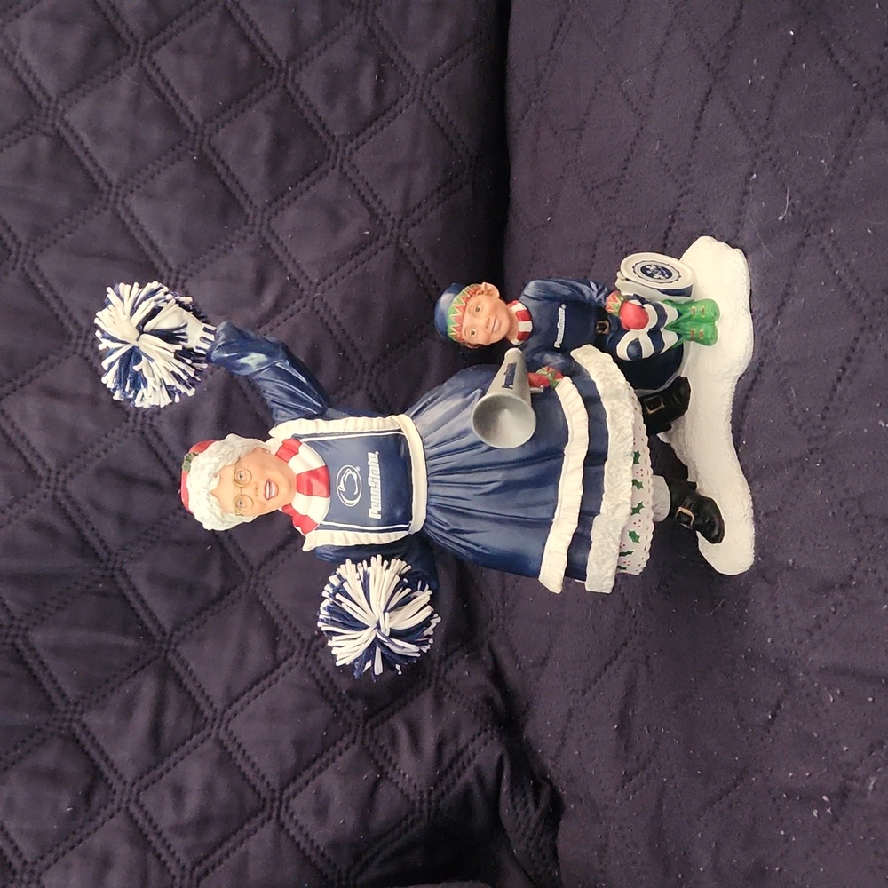 Penn State Mrs. Clause figurine by Danbury Mint.